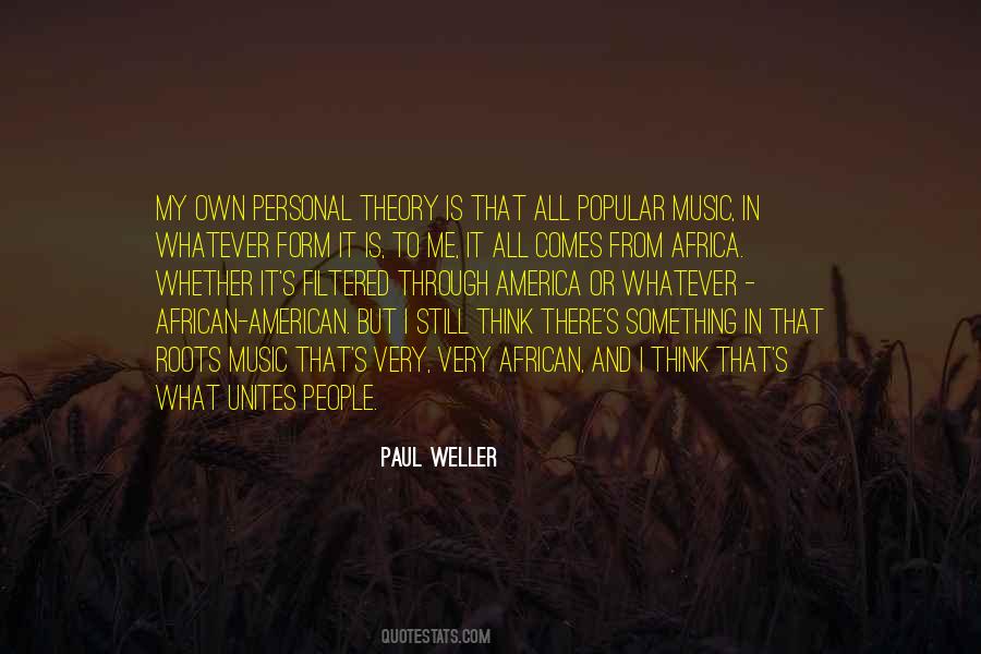 Paul Weller Quotes #1477425