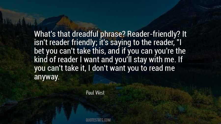 Paul West Quotes #247185