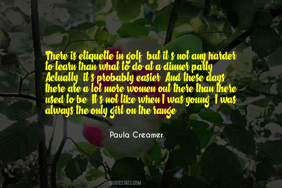 Paula Creamer Quotes #459937