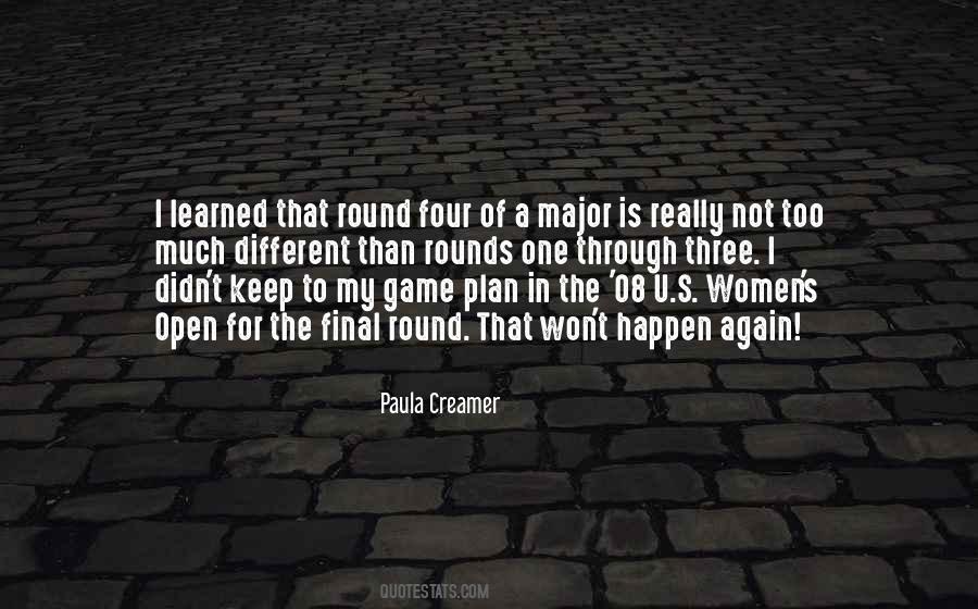 Paula Creamer Quotes #485640