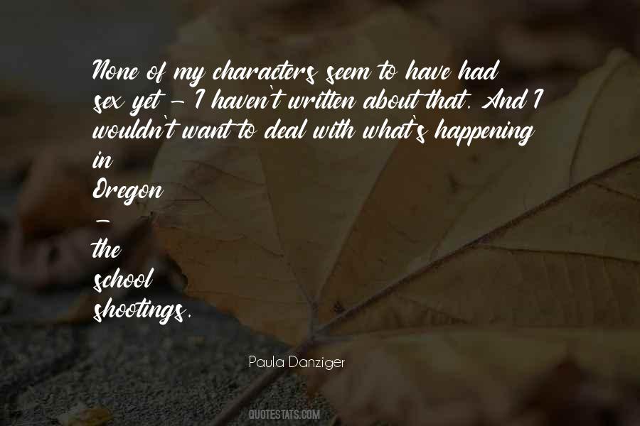 Paula Danziger Quotes #589483