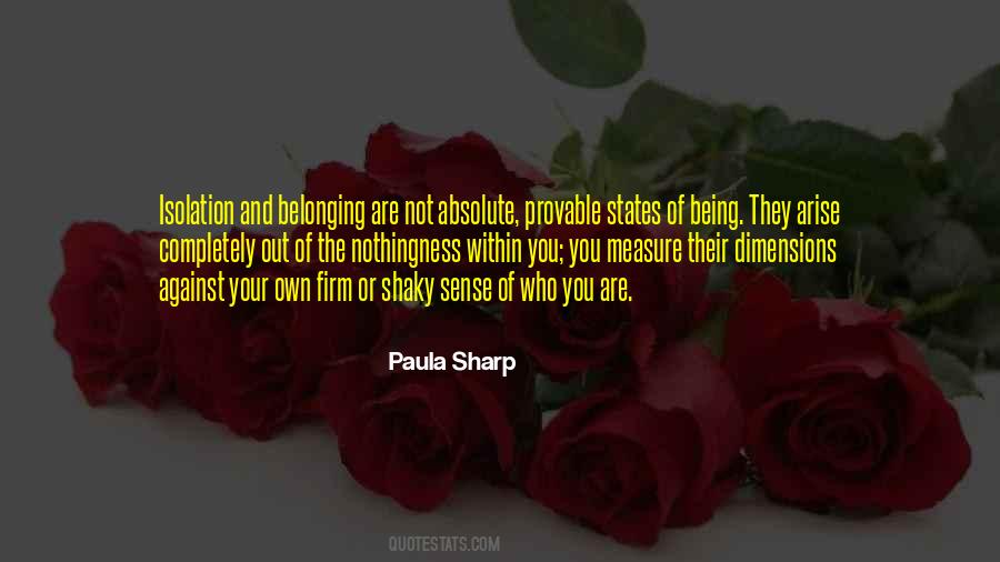 Paula Sharp Quotes #1076407