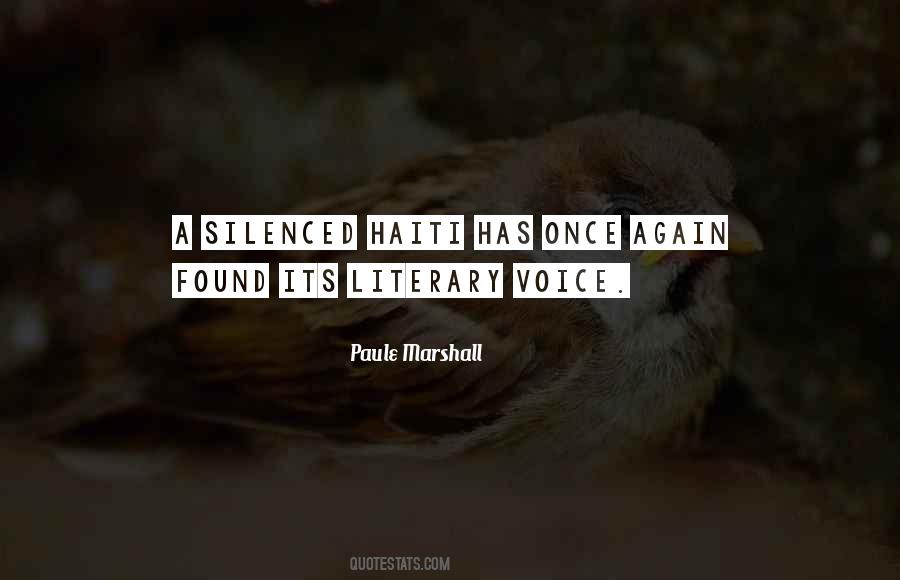 Paule Marshall Quotes #635557