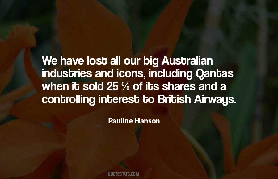 Pauline Hanson Quotes #1081226