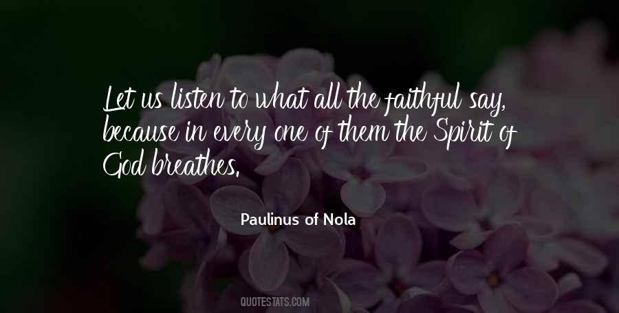 Paulinus Of Nola Quotes #969198