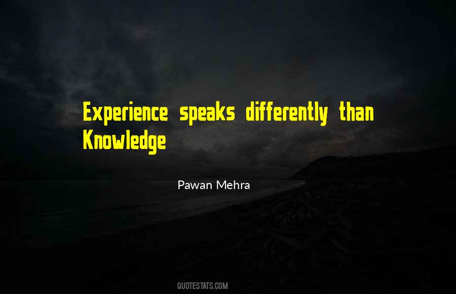 Pawan Mehra Quotes #837513