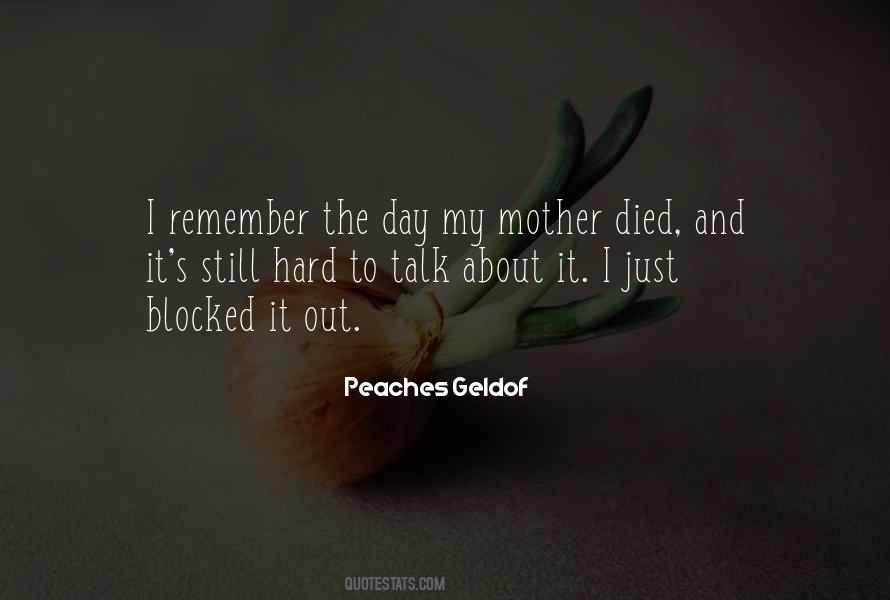 Peaches Geldof Quotes #17535