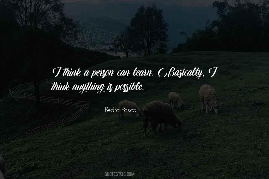 Pedro Pascal Quotes #1083291