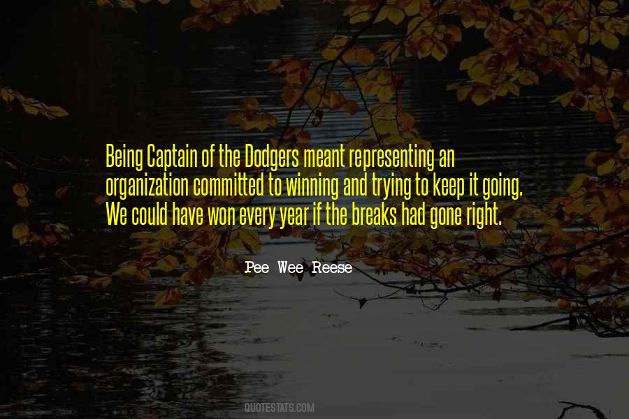 Pee Wee Reese Quotes #376363