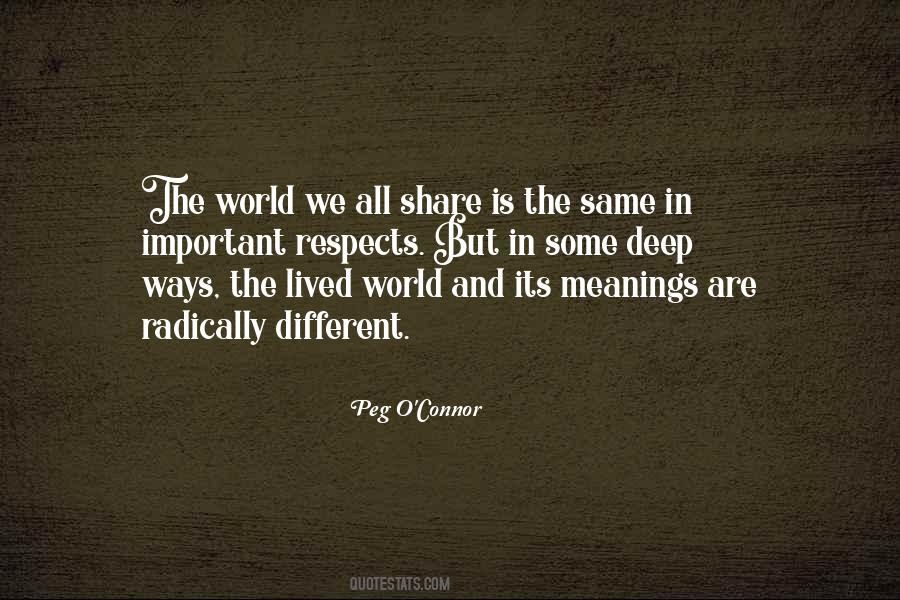 Peg O'Connor Quotes #1730745