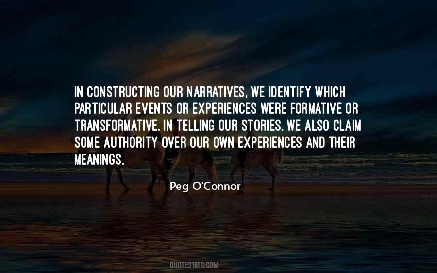Peg O'Connor Quotes #421829
