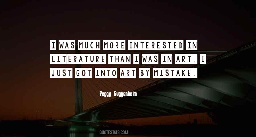 Peggy Guggenheim Quotes #694326