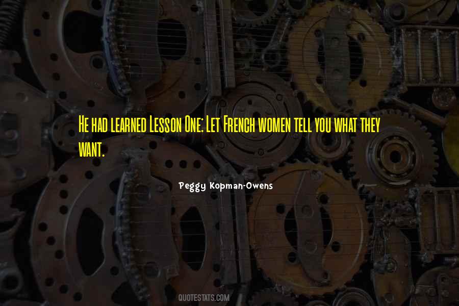 Peggy Kopman-Owens Quotes #579496