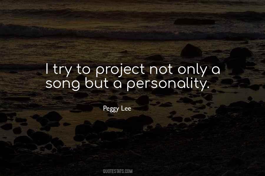 Peggy Lee Quotes #405740