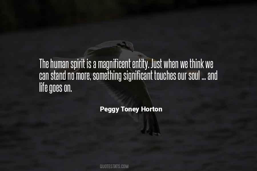 Peggy Toney Horton Quotes #581949