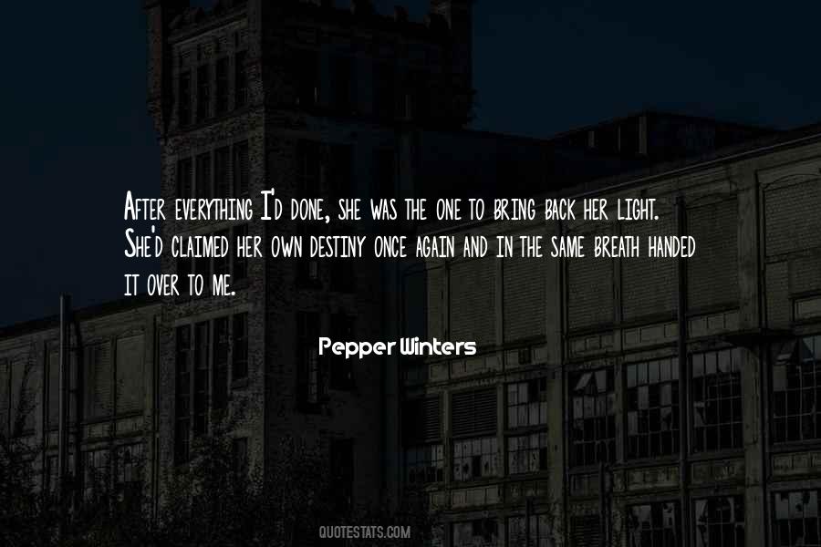 Pepper Winters Quotes #1179567