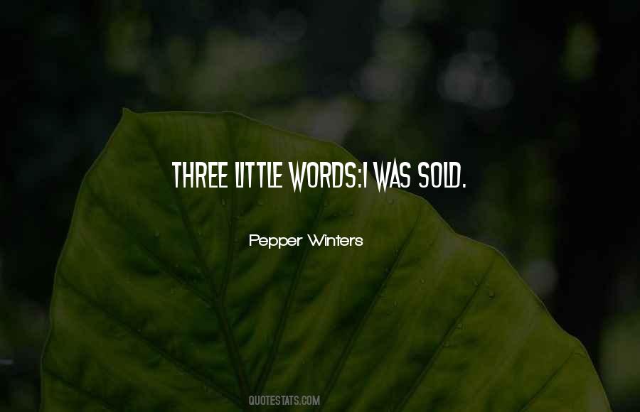 Pepper Winters Quotes #331233