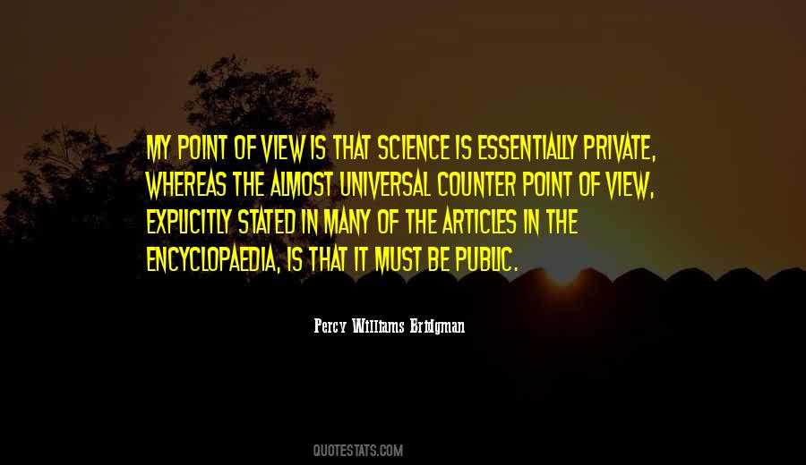 Percy Williams Bridgman Quotes #1139364