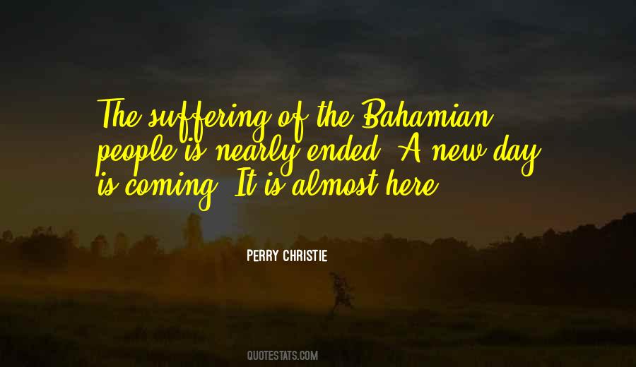 Perry Christie Quotes #1563494