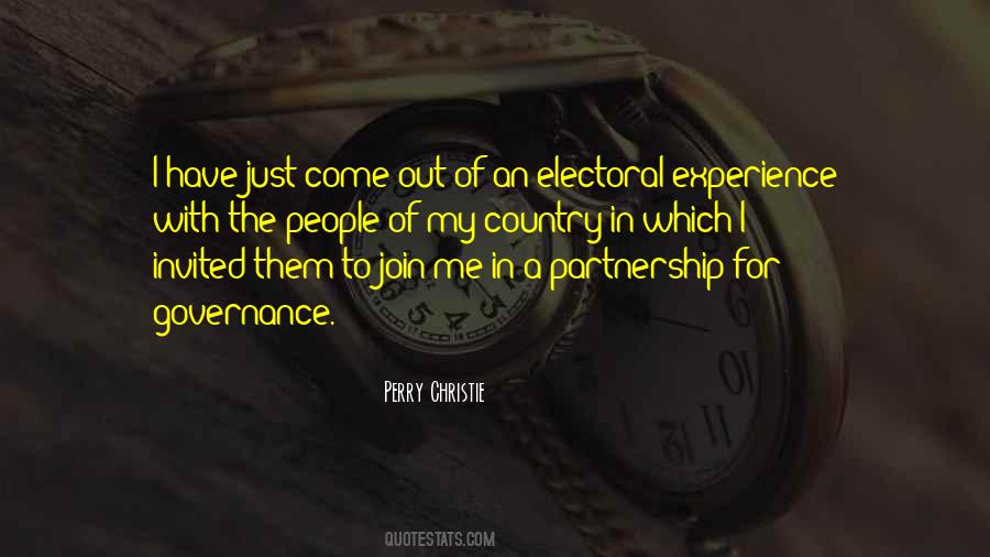 Perry Christie Quotes #671280