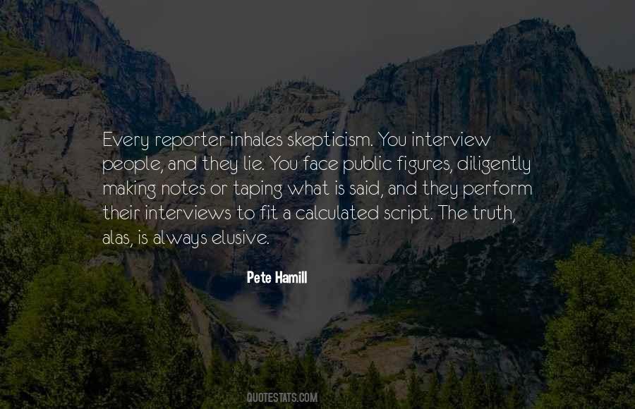 Pete Hamill Quotes #1050774