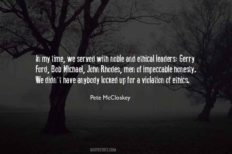 Pete McCloskey Quotes #431641