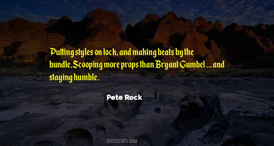 Pete Rock Quotes #170557
