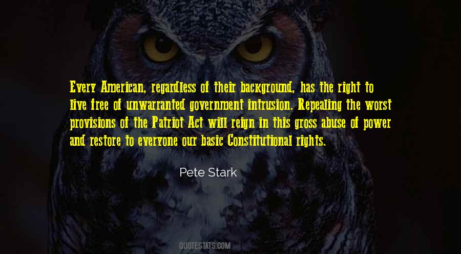 Pete Stark Quotes #378591