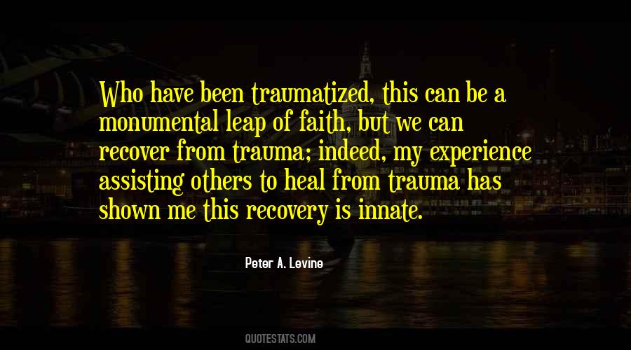 Peter A. Levine Quotes #702075