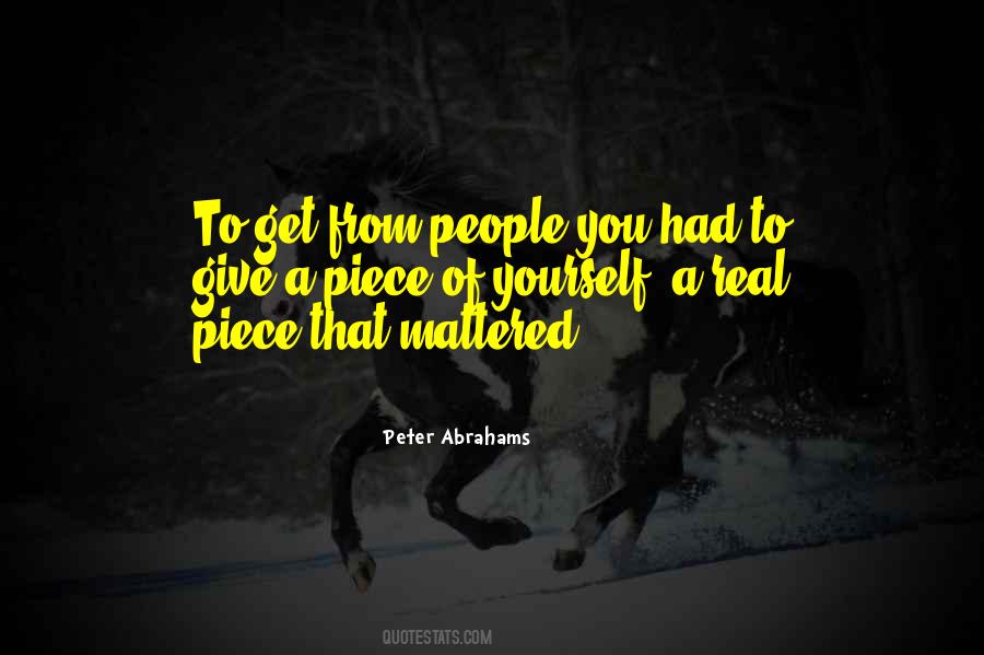 Peter Abrahams Quotes #905740