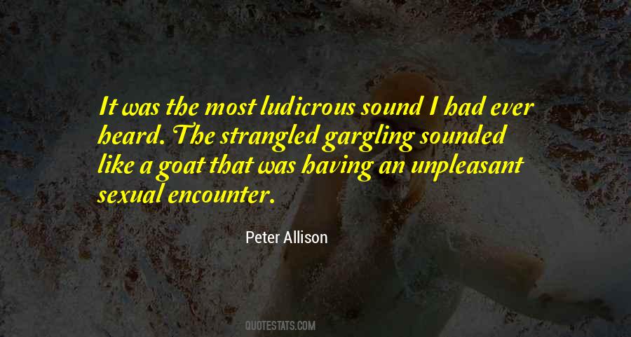 Peter Allison Quotes #27165