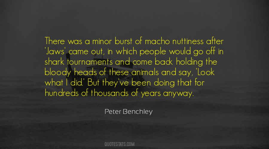 Peter Benchley Quotes #760369