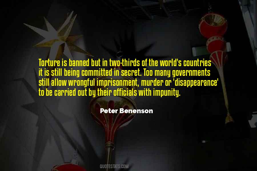 Peter Benenson Quotes #371190