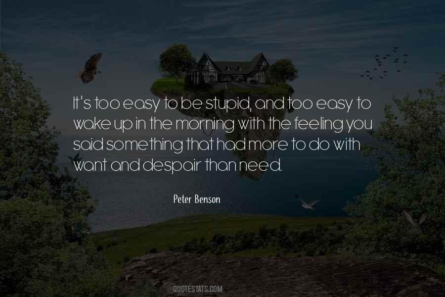 Peter Benson Quotes #954082 Peter Benson Quotes #954082