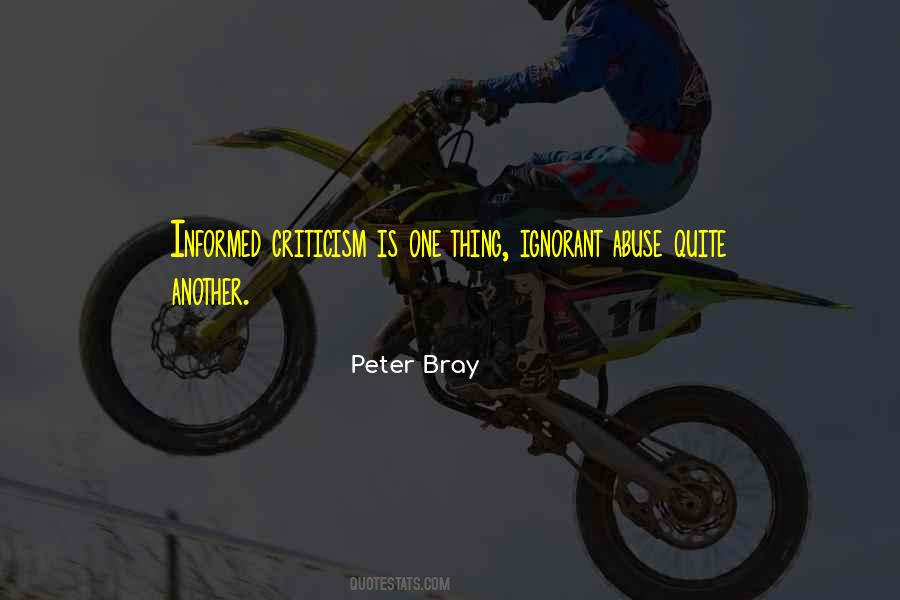 Peter Bray Quotes #96292