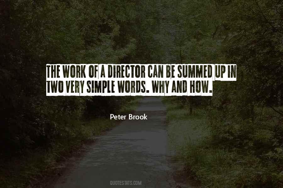 Peter Brook Quotes #535812