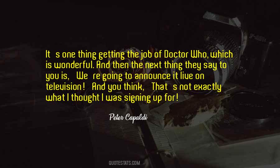 Peter Capaldi Quotes #853807