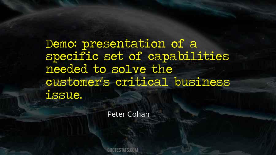 Peter Cohan Quotes #8349