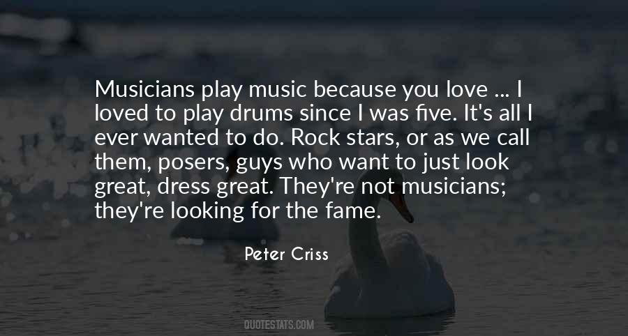 Peter Criss Quotes #814077