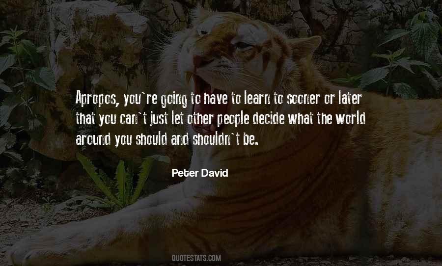 Peter David Quotes #1682856