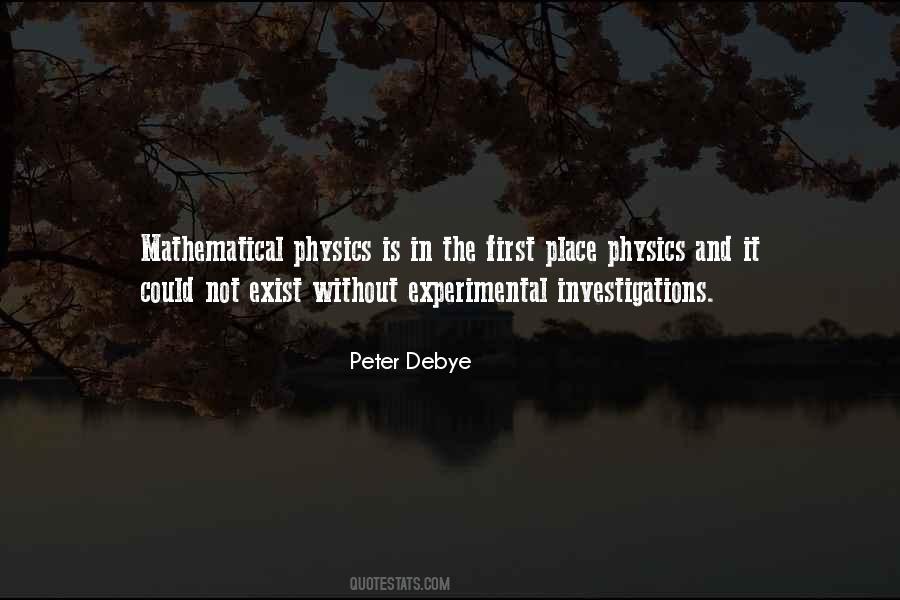Peter Debye Quotes #433997