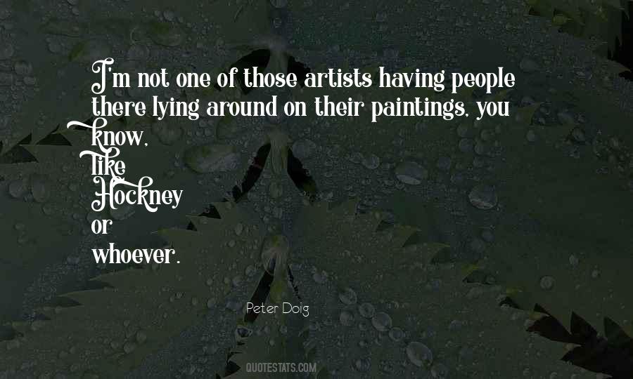 Peter Doig Quotes #1276262