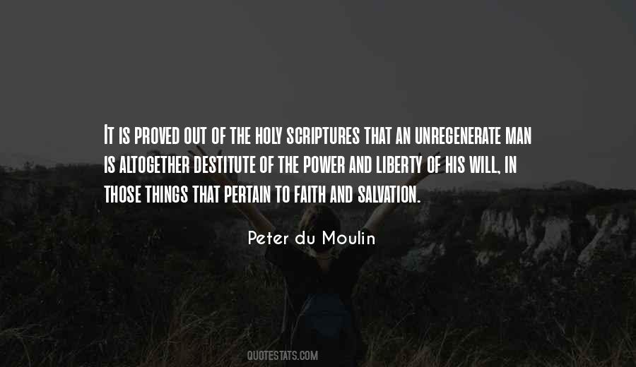 Peter Du Moulin Quotes #181106