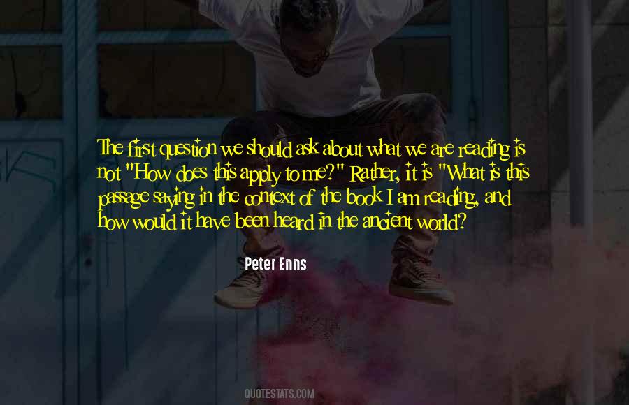 Peter Enns Quotes #1557566