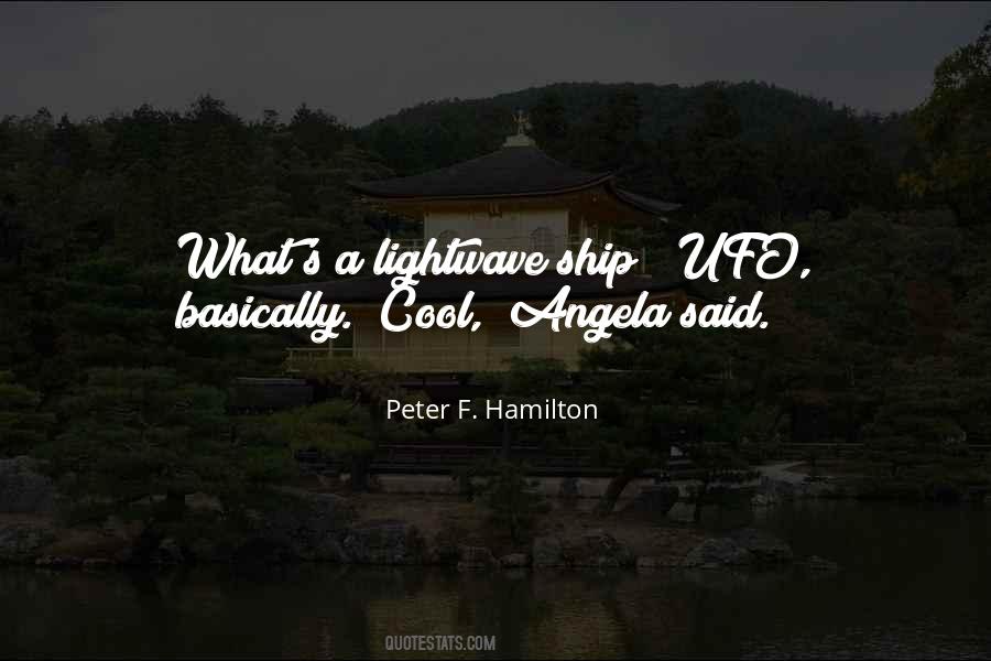 Peter F. Hamilton Quotes #679777