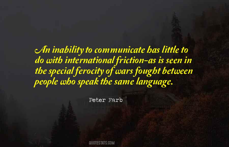 Peter Farb Quotes #1706478