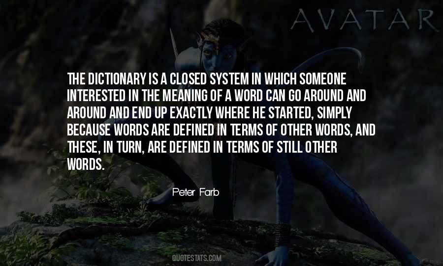 Peter Farb Quotes #763857