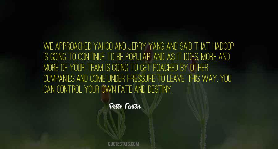 Peter Fenton Quotes #234270