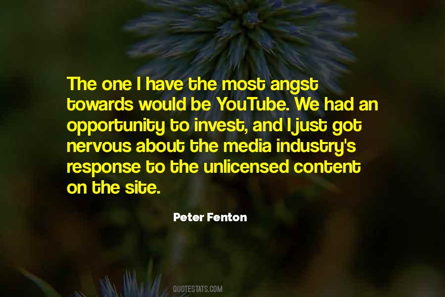 Peter Fenton Quotes #946268
