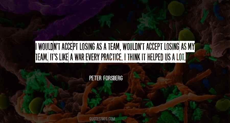 Peter Forsberg Quotes #132553